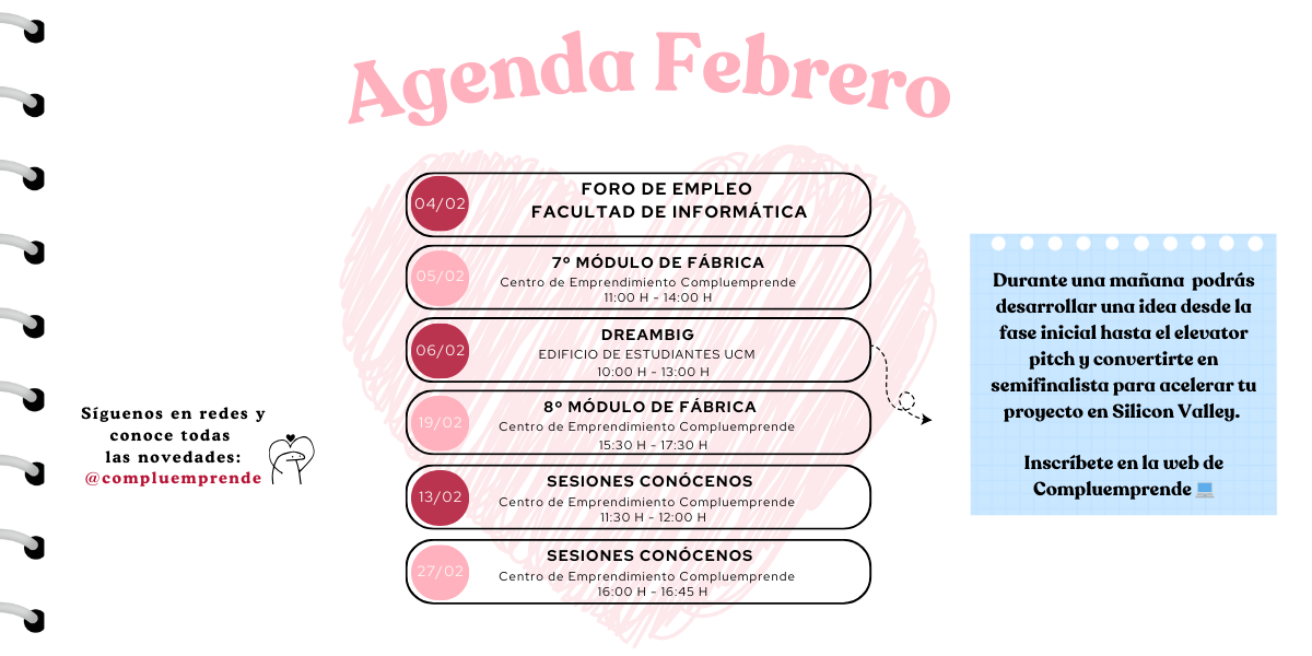 Agenda Febrero